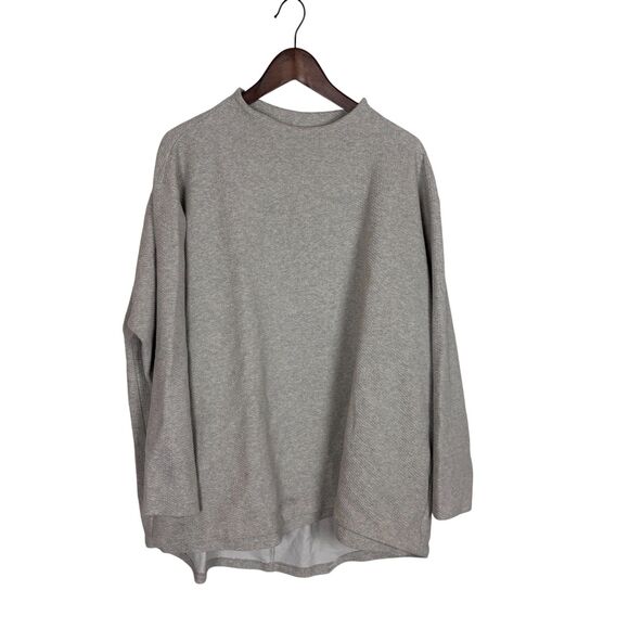 Lands' End Gray Textured Sweater Women's 2X - Picture 1 of 5